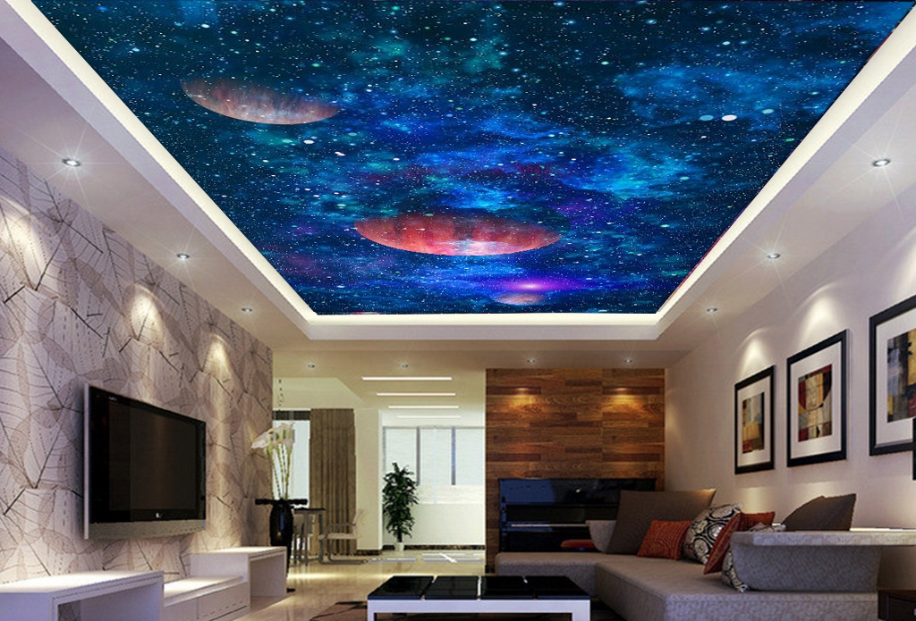Standard Custom Size Wallpaper For Interior Wall Decor